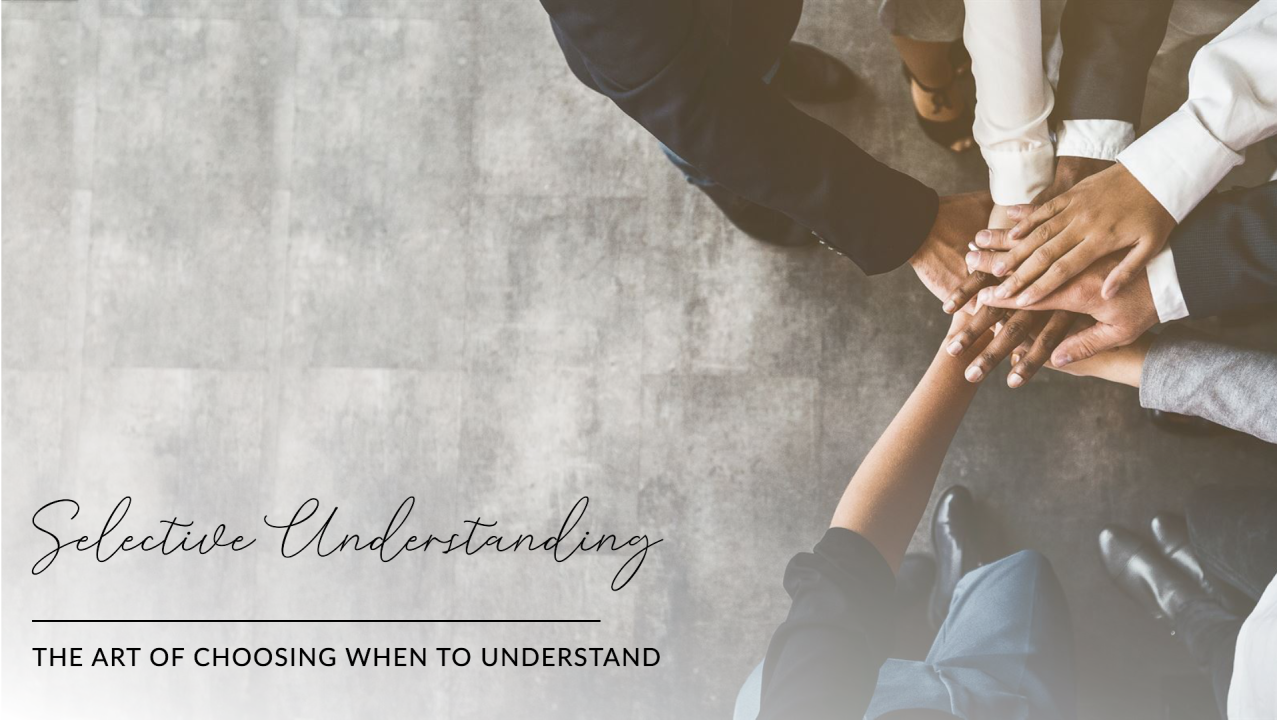 When Understanding Doesn’t Seem to Matter (Or Does it ?)